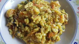 Cucinare con l'Acticook: risotto gamberetti cozze e zafferano, in 8 minuti