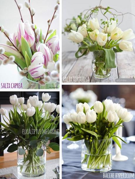 Allestimenti di matrimonio con tulipani