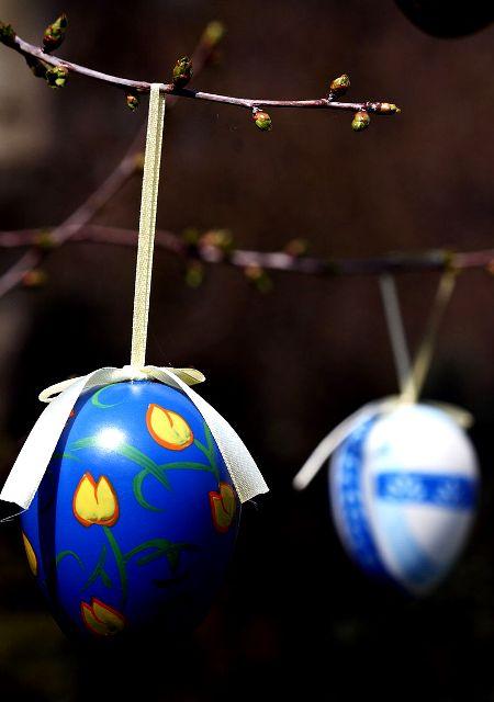 alberello uova pasqua Frohe Ostern