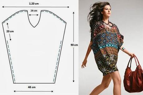 10 Cartamodelli gratis di tuniche e vestitini semplicissimi