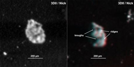 Identikit di un grano di polvere di cometa