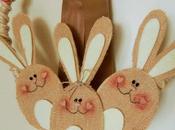 Burlap easter wreath with hanger