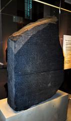 British museum, la stele di Rosetta