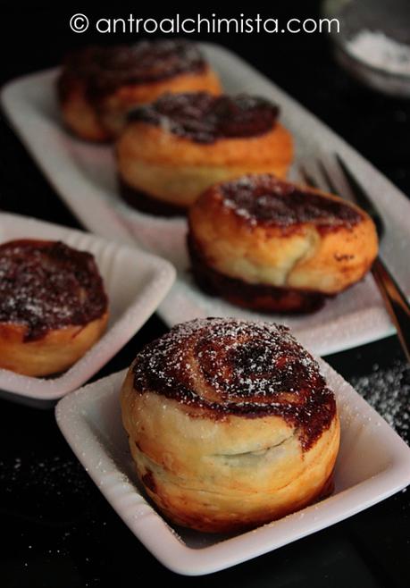 Nutella Puff Pastry Sticky Buns