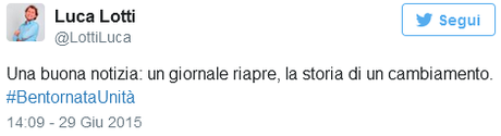 l'Unità, e il nuovo fallimento prossimo venturo - Una storia poco edificante di Coe-Renzi