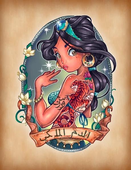 Principesse Disney versione Pin Up