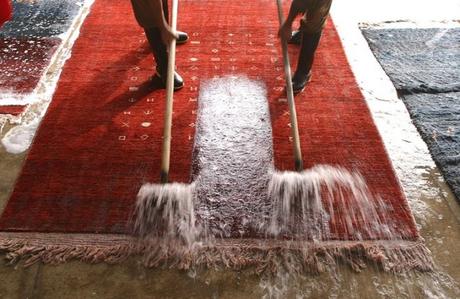 come pulire tappeto persiano