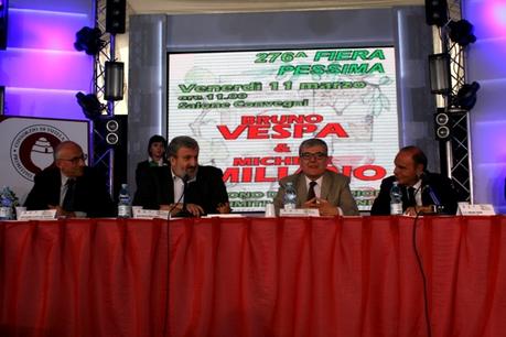 Fiera Pessima 2016 ospita Bruno Vespa vignaiolo e ''quasi cittadino'' di Manduria