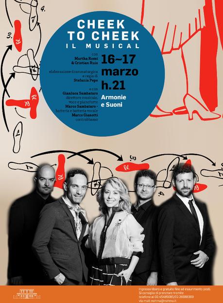 Cheek to Cheek il musical con Cristian Ruiz e Martha Rossi a Milano - MILANO - Spazio Teatro NO'HMA Teresa Pomodoro, 16 e 17 marzo ore 21.00