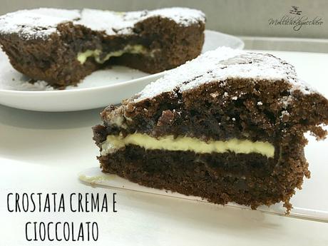 crostata crema e cioccolato