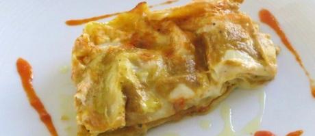 Lasagne alla crema di zucca e funghi