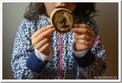 Biscotti medaglia per la festa del papà