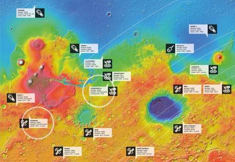 Crediti: Google Mars. Grafica: Davide Coero Borga - MediaINAF.