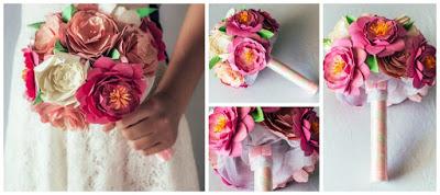 Il bouquet alternativo compagno ideale dell'abito da sposa