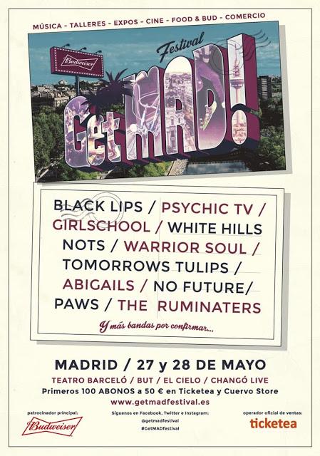 GetMadFest: nuovo festival a Madrid il 27 e 28 Maggio 2016