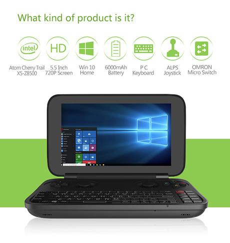 GPD Win, la console portatile basata su Windows 10, è stata finanziata con successo su Indiegogo - Notizia