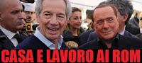 Berlusconi: No alla Meloni. Casa e Lavoro ai rom per integrarli.