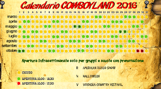 Calendario Cowboyland 2016