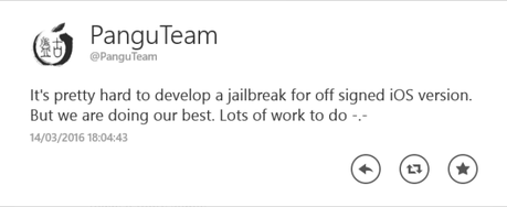 Per il Team Pangu sarà più difficile eseguire il Jailbreak di iOS 9.3 e successivi