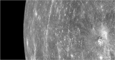 La prima immagine scattata da Mercury Messenger spacecraft