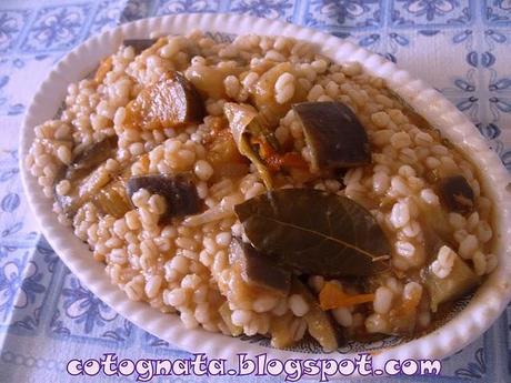 Grano saraceno con pomodori e melanzane ....Super-Ilda