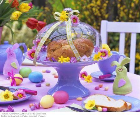 Apparecchiare e decorare LA TAVOLA di  PASQUA