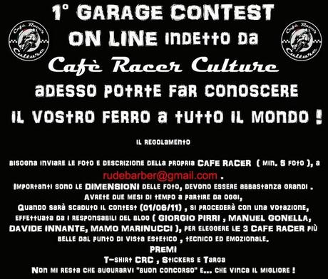 1° Garage Contest on line CRC