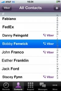 AppStore – Viber 2.0.1 aggiunge il supporto ai messaggi di testo gratis