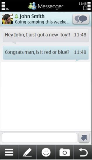 Ovi Chat su Symbian^3 – IM per Nokia