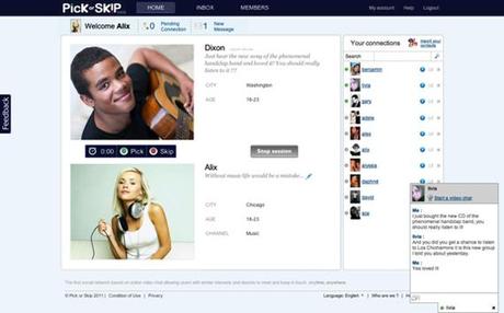 Pick or Skip, una nuova chatroulette!