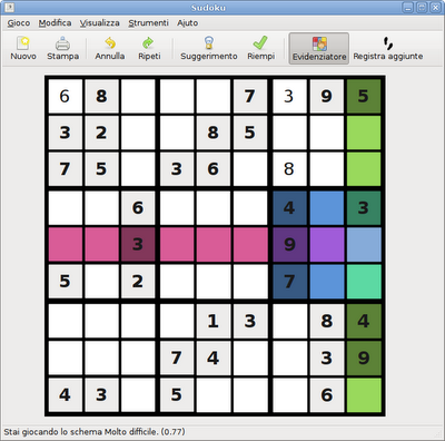 Sudoku è un'applicazione utile per generare e giocare ai puzzle del famoso gioco di logica Sudoku (altrimenti conosciuto come Number Place).