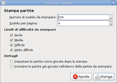 Sudoku è un'applicazione utile per generare e giocare ai puzzle del famoso gioco di logica Sudoku (altrimenti conosciuto come Number Place).