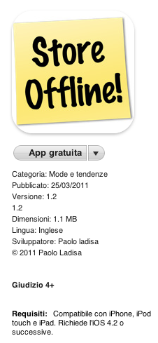 Store Offline: applicazione che avvisa tramite push quando l'Apple Store non è disponibile