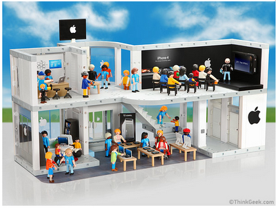 Nasce per tutti gli appassionati Apple gli Mini-Apple Store realizzati da PlayMobil (Video)