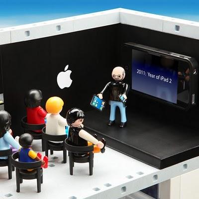 Nasce per tutti gli appassionati Apple gli Mini-Apple Store realizzati da PlayMobil (Video)