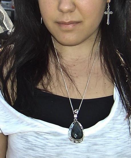 Biker spring on the lake