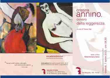 Cristina Annino, ovvero della leggerezza.