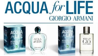 ACQUA for LIFE: un profumo vale cento litri d'acqua