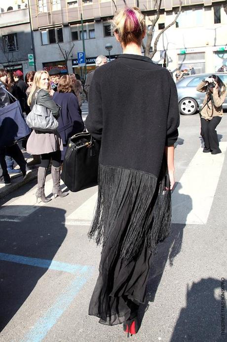 In the Street...Models Off-Duty, Milan