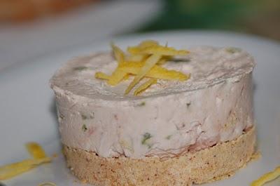 Minicheesecake salato con mouse di tonno