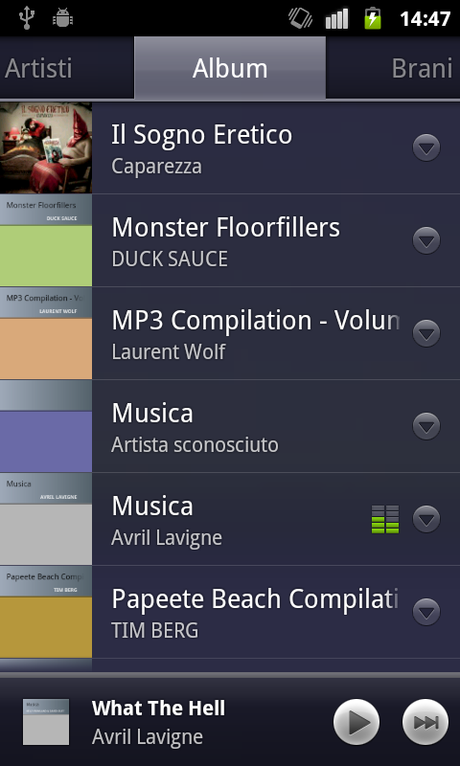 1 [ESCLUSIVA] Download apk Lettore Musicale di Android 3.0