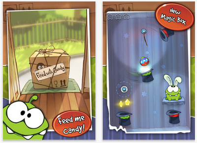 Rilasciato il nuovo aggiornamento per l'applicazione Cut The Rope