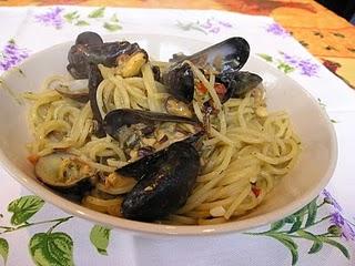 Spaghetti cozze e vongole