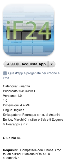 Compiliamo modello direttamente iPhone iPad 