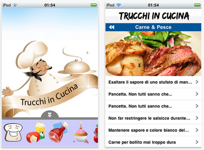 Trucchi in Cucina: applicazione con oltre 300 consigli a portata di mano