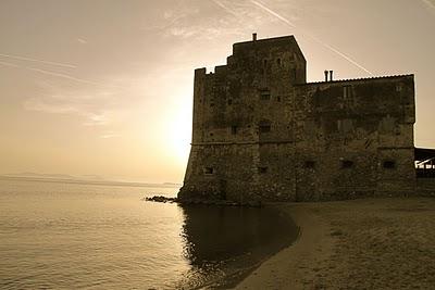 il calar del sole su Torre Mozza