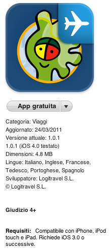 Prenota direttamente da iPhone il tuo volo con l'applicazione 