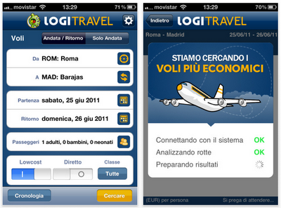 Prenota direttamente da iPhone il tuo volo con l'applicazione 