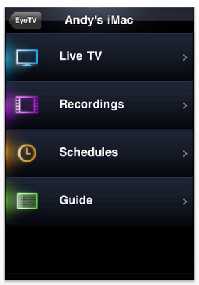 Nuovo aggiornamento per l'applicazione EyeTV versione 1.2.3