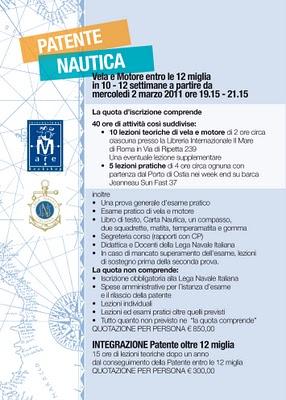 Corso per Patente Nautica in libreria